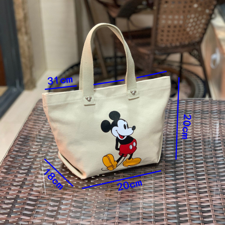 Túi vải in hình Starbucks chuột Mickey đáng yêu