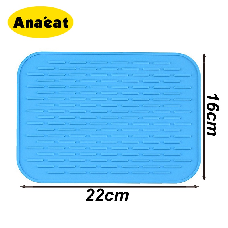 Thảm Lót Bàn ANAEAT Bằng Silicon Cách Nhiệt Dùng Để Nồi / Phơi Khô Chén Dĩa