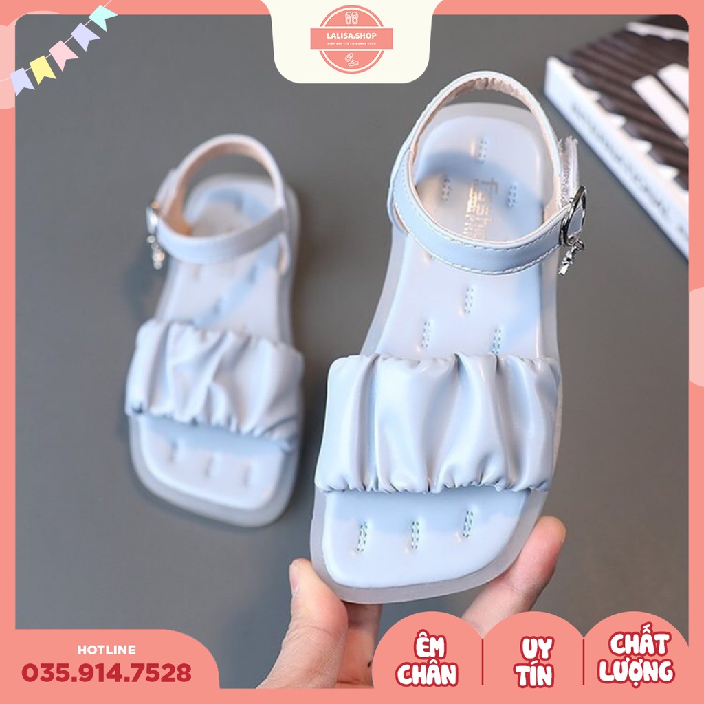 [Hàng chính hãng] Dép Quai Hậu Bé Gái Sandal, Dép Sandal Quai Ngang, Thời Trang Phong Cách LALISA, Size từ 26 - 36