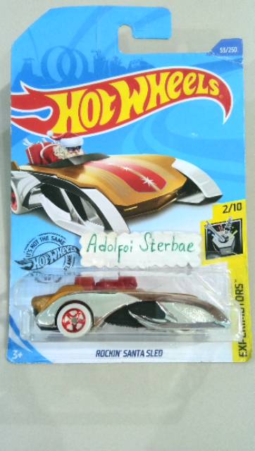 Hotwheels Mô Hình Xe Đồ Chơi Rockin Santa Sled Experi