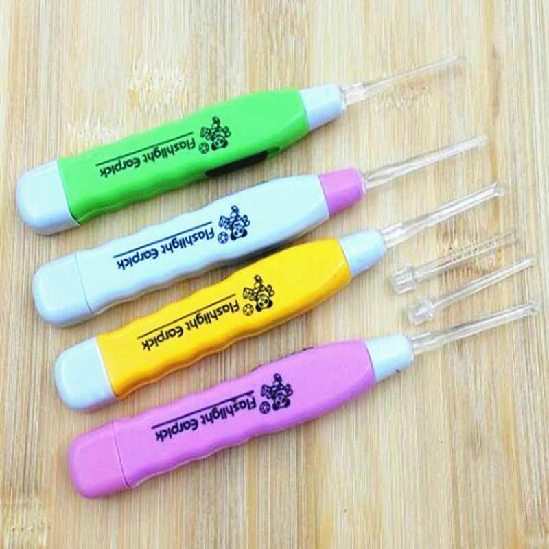 dụng cụ lấy ráy tai có đèn led cho bé,