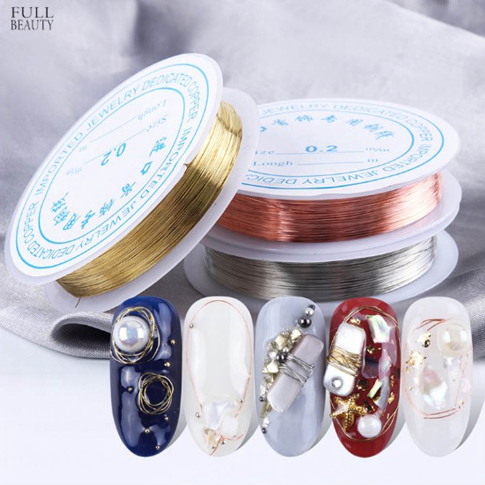 Cuộn dây đồng dùng trang trí móng nghệ thuật