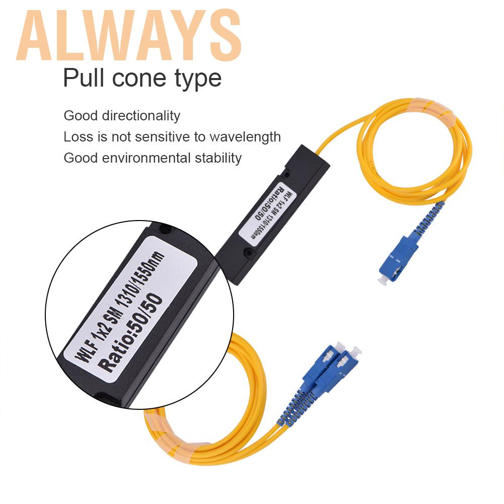 Bộ chia cáp sợi quang SC từ 1 sang 2 chuyên dụng