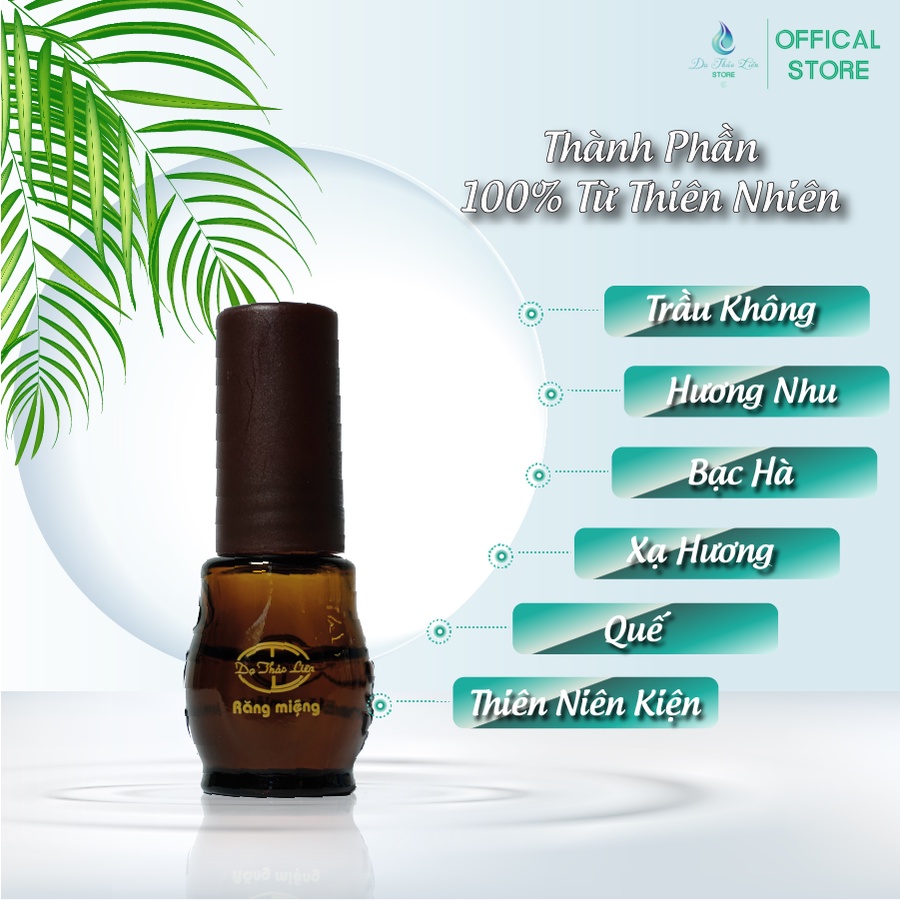 Tinh Dầu Răng Miệng Dạ Thảo Liên 5ml Thảo Dược Thiên Nhiên  | Da Thao Lien Oral Essential Oil 100% natural 5ml