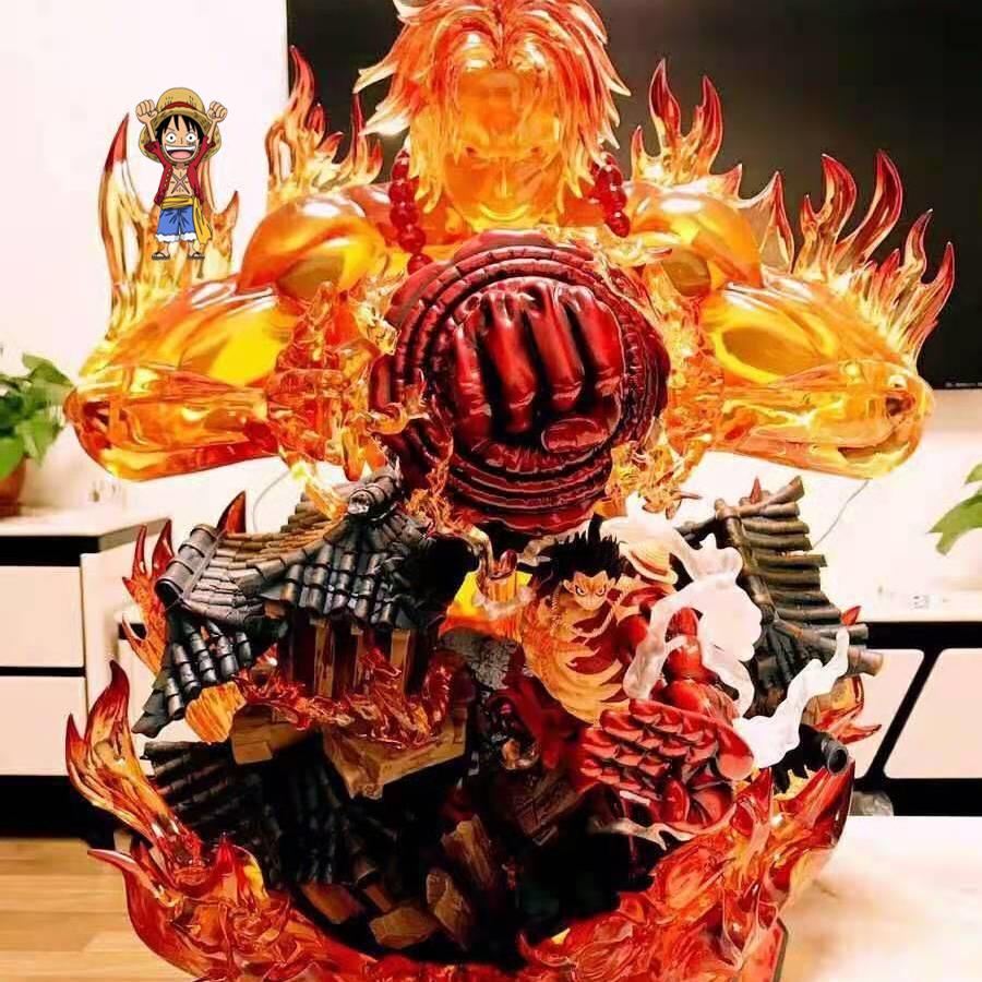 One Piece Zoro Luffy Phượng Hoàng Râu Trắng Tóc Đỏ Mô Hình Anime Hộp mù