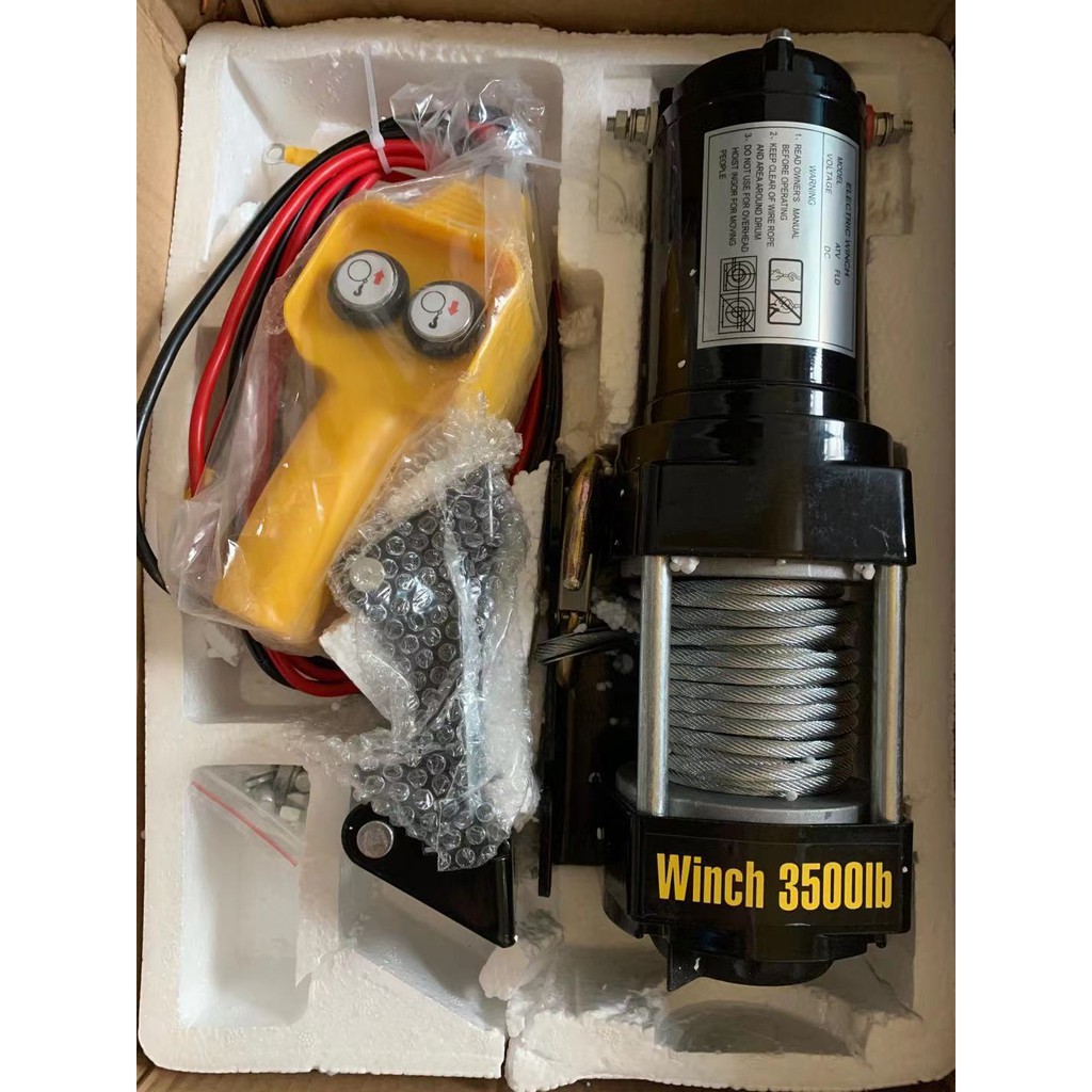 Tời điện 12v ắc quy 3500IBS