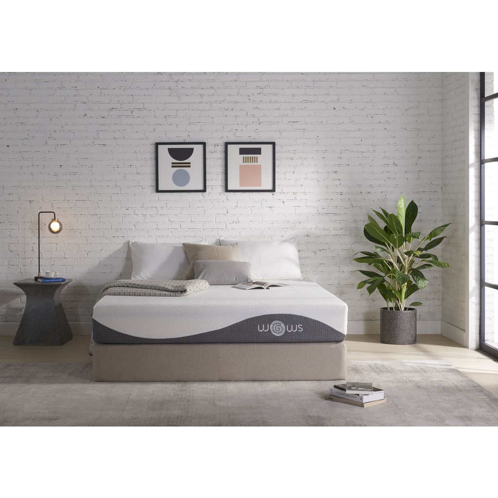 Nệm foam cao cấp WOWS Layla 1m 1m2 1m6 1m8 2m, cao 25cm