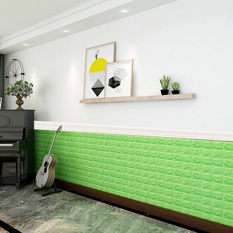 Cuộn Băng Keo Xốp 3D Dán Viền Tường Dài 2.3M Chống Thấm Nước Tiện Dụng Trang Trí Nhà Cửa