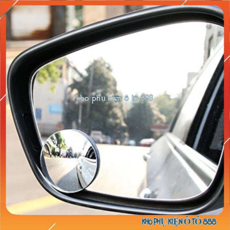 Gương chiếu hậu tròn 360 độ điều chỉnh điểm mù ô tô đường kính 5cm