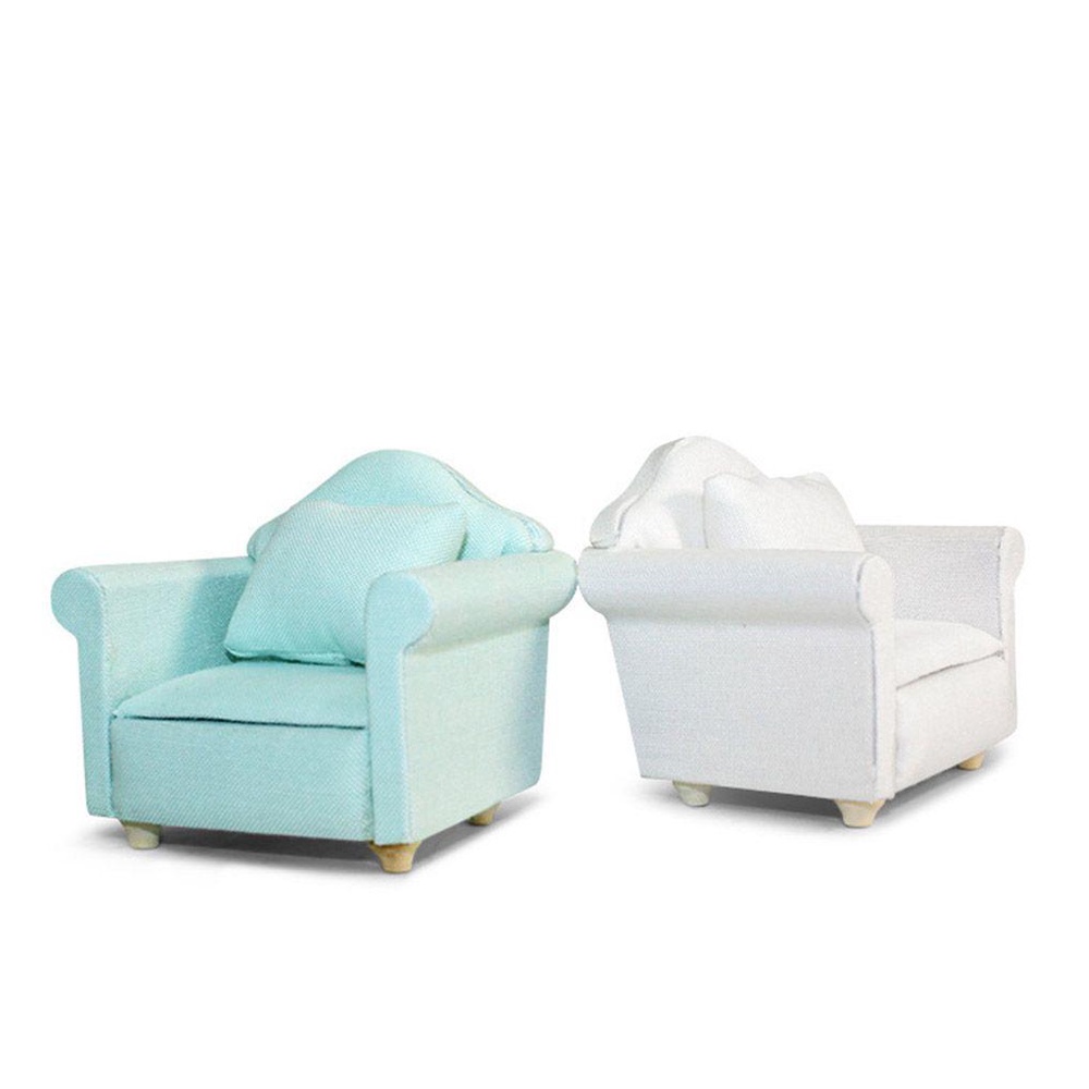 LUOL Ghế Sofa Mini Tỉ Lệ 1: 12 Trang Trí Nhà Búp Bê