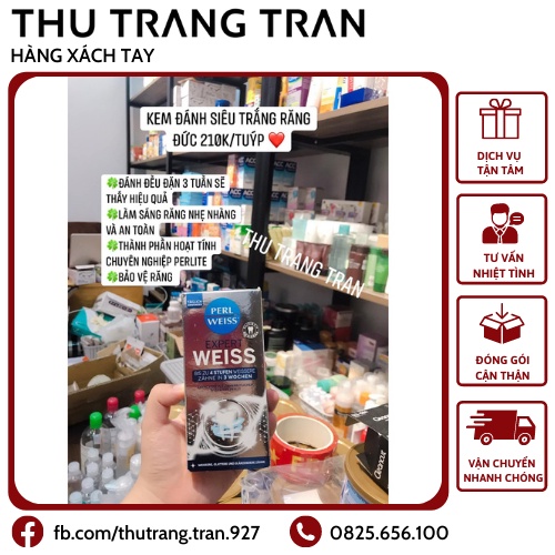KEM ĐÁNH RĂNG SIÊU TRẮNG RĂNG PERL WEISS ĐỨC