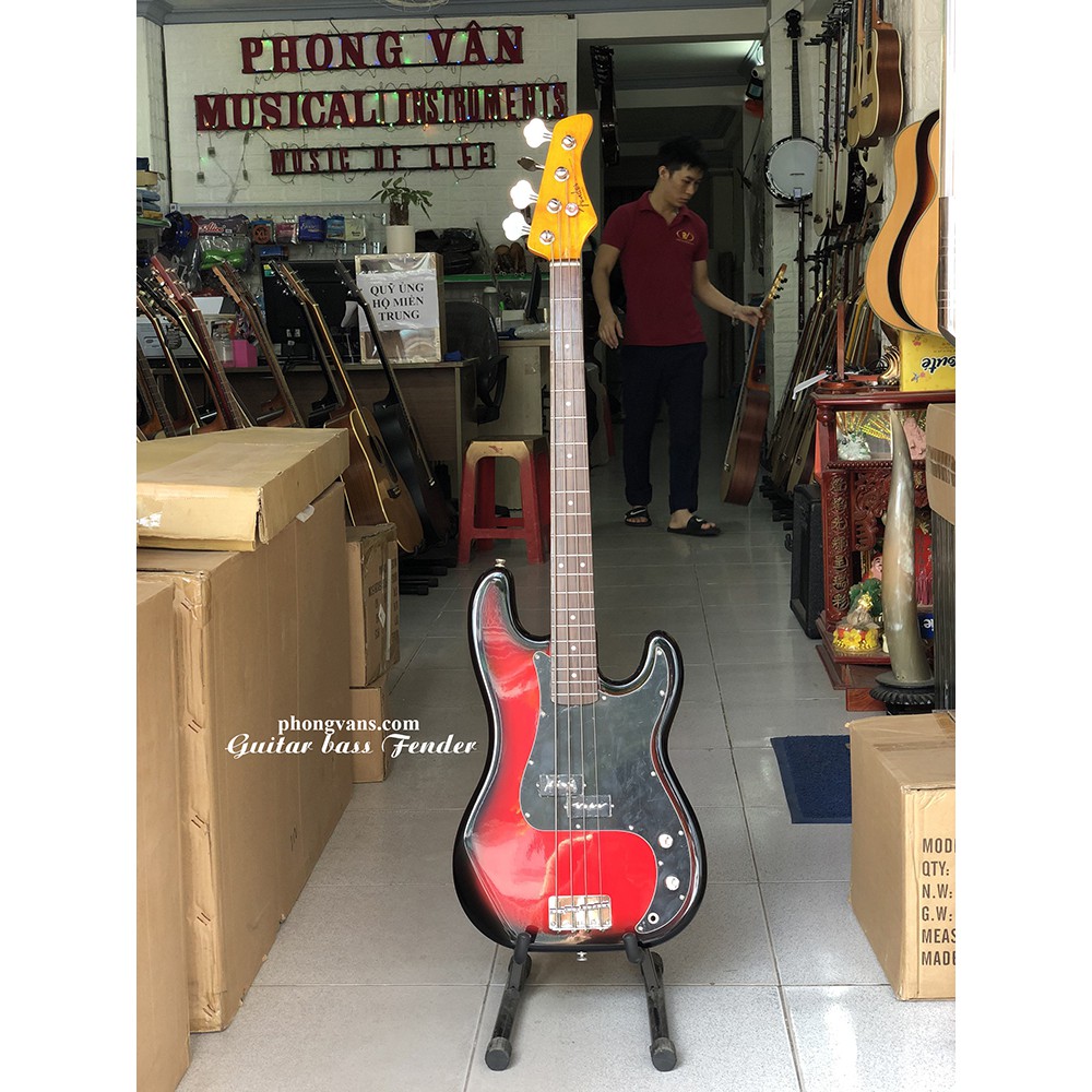 Guitar bass điện 4 dây Fender (tặng kèm phụ kiện)