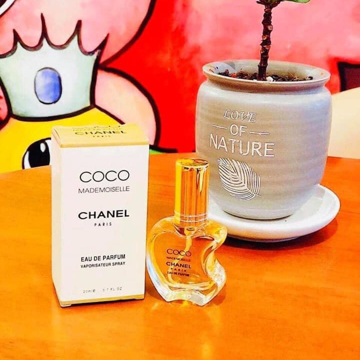 Nước hoa nữ Coco Mademoiselle chai mini 20ml dạng xịt- Mùi coco vàng EDP