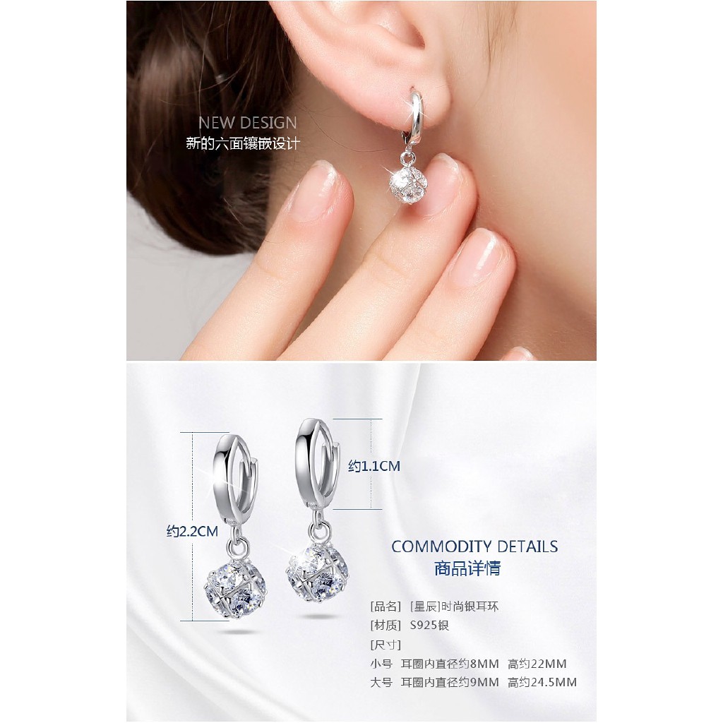 Khuyên tai nữ dáng dài kiểu dáng độc đáo