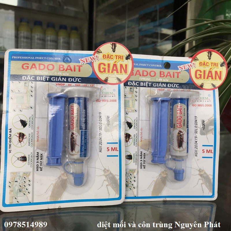 Thuốc diệt gián Gado Bait - gel diệt gián hiệu quả cao