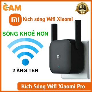Kích sóng Wifi Xiaomi 2 râu siêu khoẻ Repeater Pro băng thông 300 Mbps, sử dụng lên đến 24 thiết bị