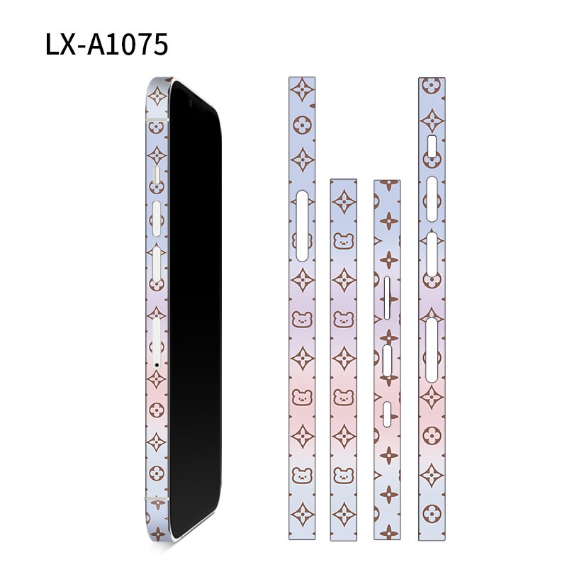 Miếng dán khung hydrogel nhiều màu chống trầy thích hợp cho iPhone 12 13 Pro Max