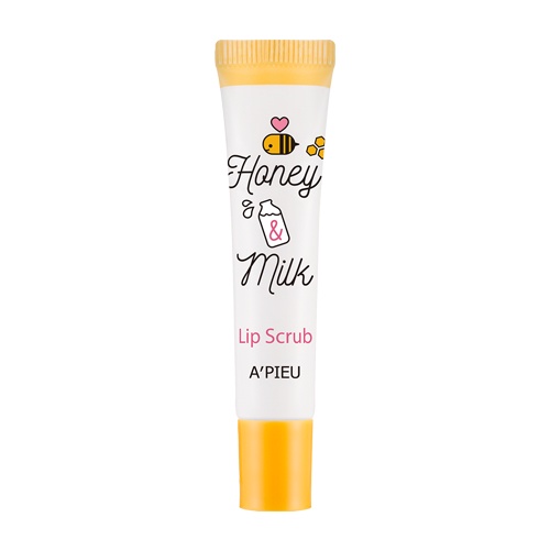 A'pieu lip scrub chiết xuất từ mật ong và sữa 8ml