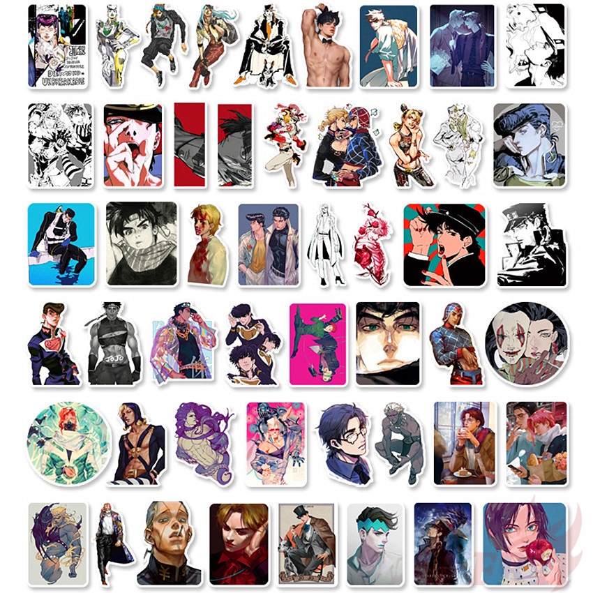 ❉ JoJo's Bizarre Adventure - Series 07 Anime Stickers ❉ 52Pcs/Set Fashion DIY Decals Doodle Stickers