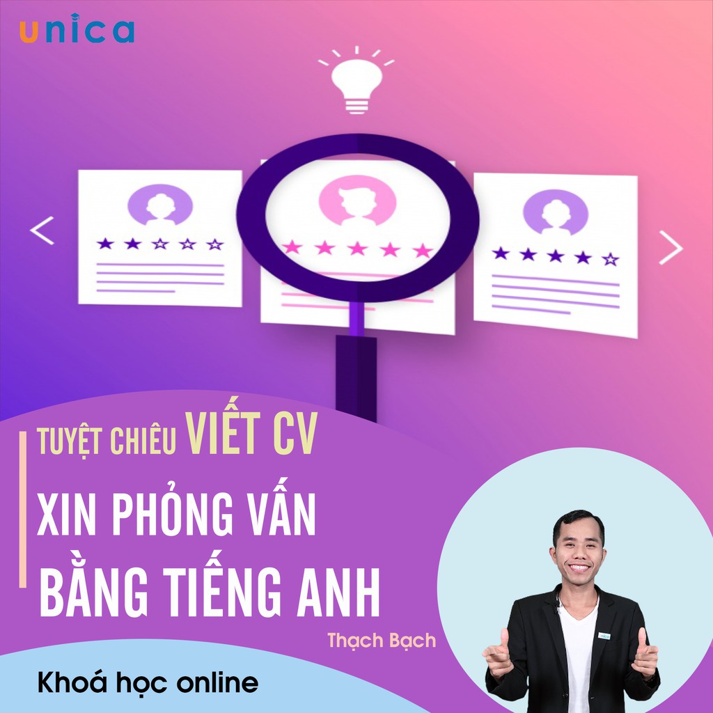 - FULL khóa học PHÁT TRIỂN CÁ NHÂN- Tuyệt chiêu viết CV và phỏng vấn xin việc bằng Tiếng Anh-