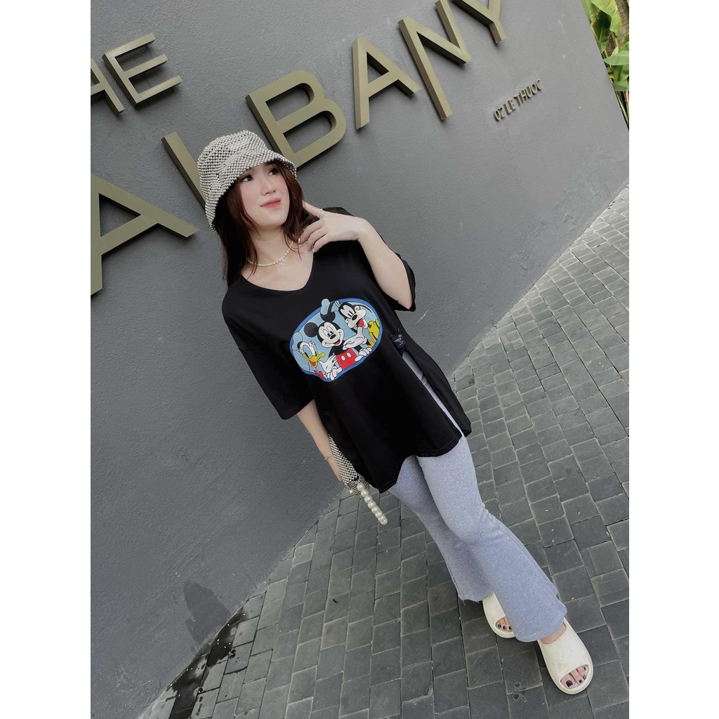 Đồ bộ quần dài ống loe nữ