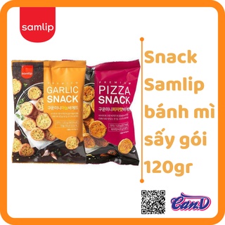 (2 vị) Snack Samlip bánh mì sấy gói 120gr