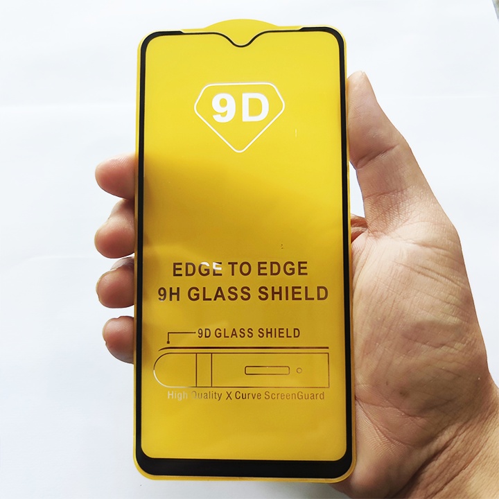 Kính Cường Lực OPPO F9 9D Full Keo Full Màn - Miếng Dán Màn HÌnh Cao Cấp - Viền Đen