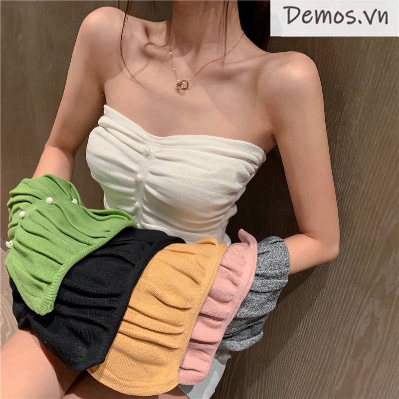 Sexy Design Knitted Tube Tops For Women