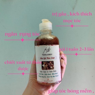 DẦU GỘI NẤU TỪ BỒ KẾT,VỎ BƯỞI thiên nhiên 100%