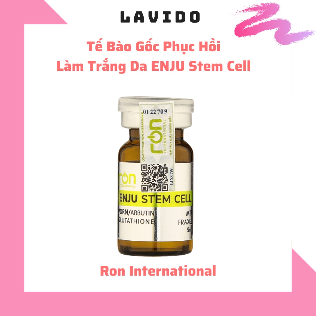 Tế bào gốc phục hồi làm trắng da ENJU Stem Cell RON INTERNATIONAL Hàn Quốc - Lọ lẻ 5ml