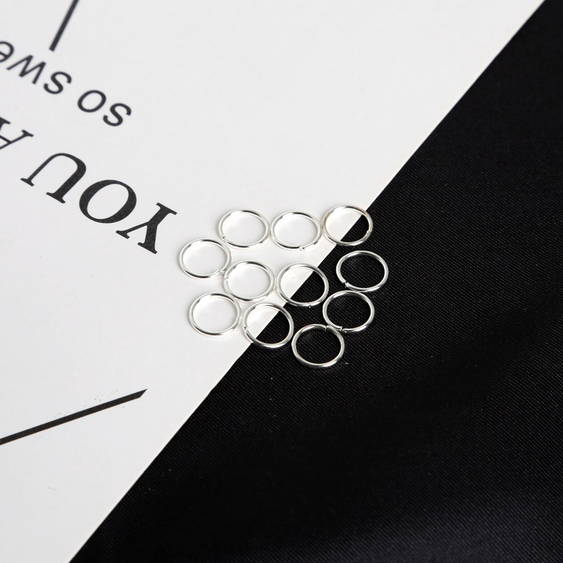 Set 200 khoen tròn bằng kim loại dùng để làm trang sức thủ công