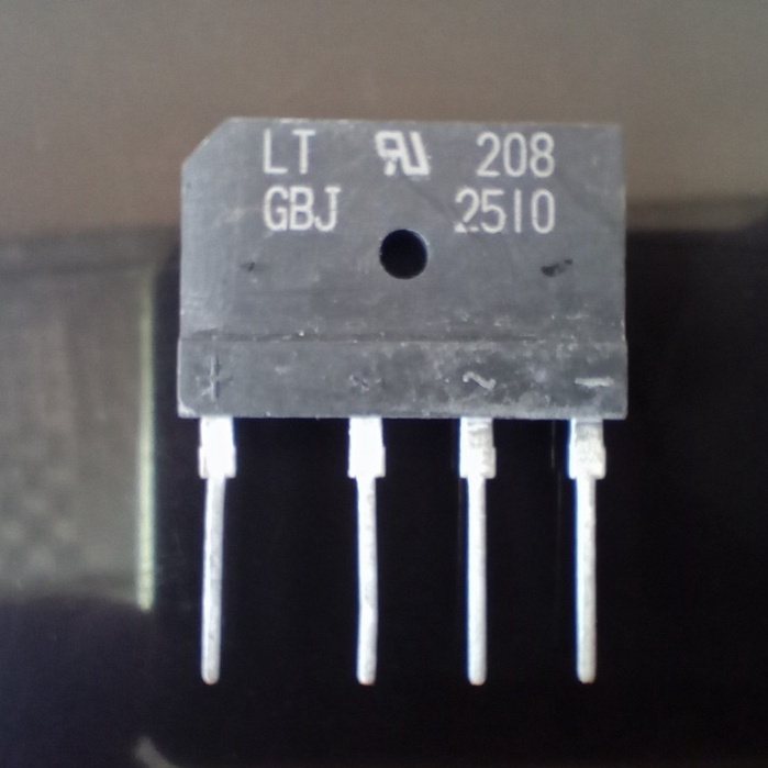 Cầu diode GBJ2510 25A 1000V tháo máy