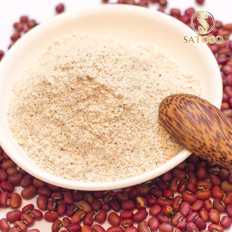 Bột đậu đỏ nguyên chất thượng hạng satoso 1kg trắng da dưỡng ẩm mờ thâm SA67