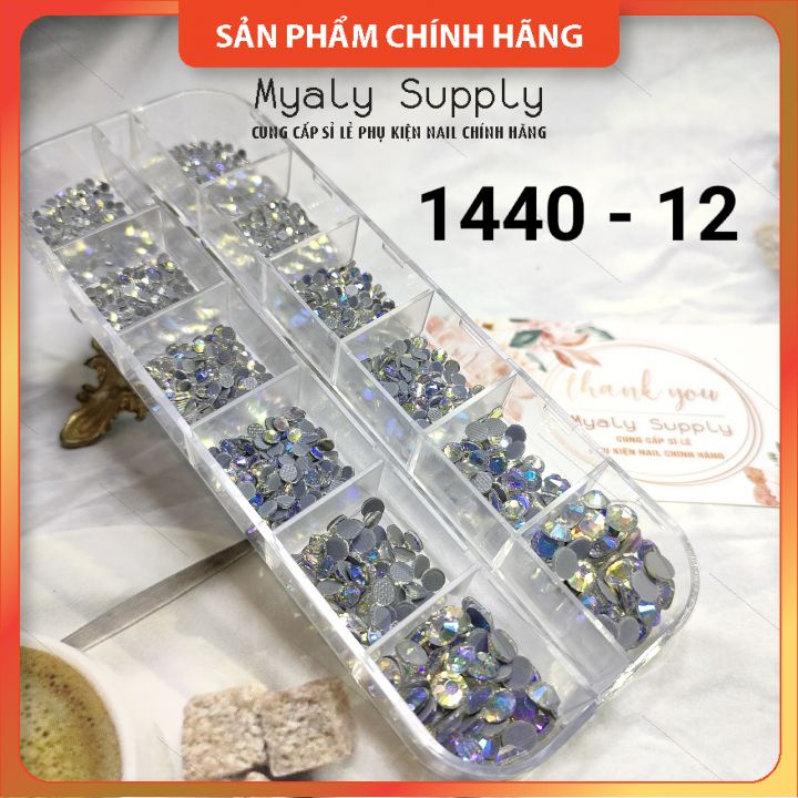 Đá Chân Keo Mix Size Gắn Móng Nail 1440v