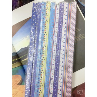 giấy gấp sao hình cute 120 tờ, giấy gấp sao cung hoàng đạo