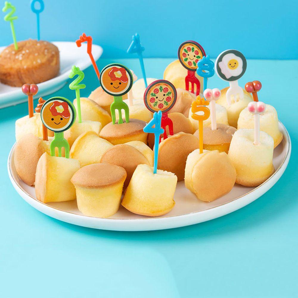 Bộ 1 / 20 Nĩa Ăn Trái Cây Hình Động Vật Dễ Thương