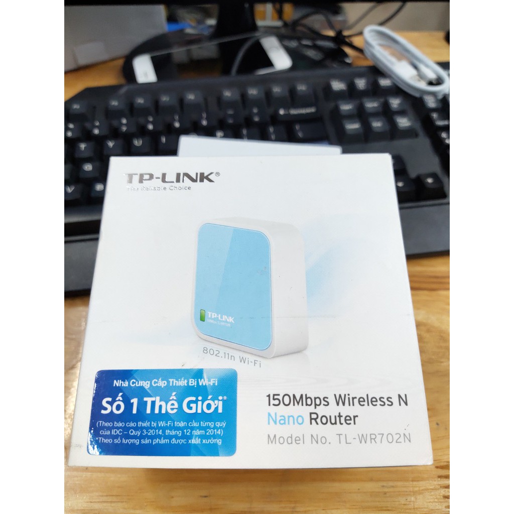 Phát wifi TP-Link TL-WR702N 150 Mbps-Hàng Chính hãng
