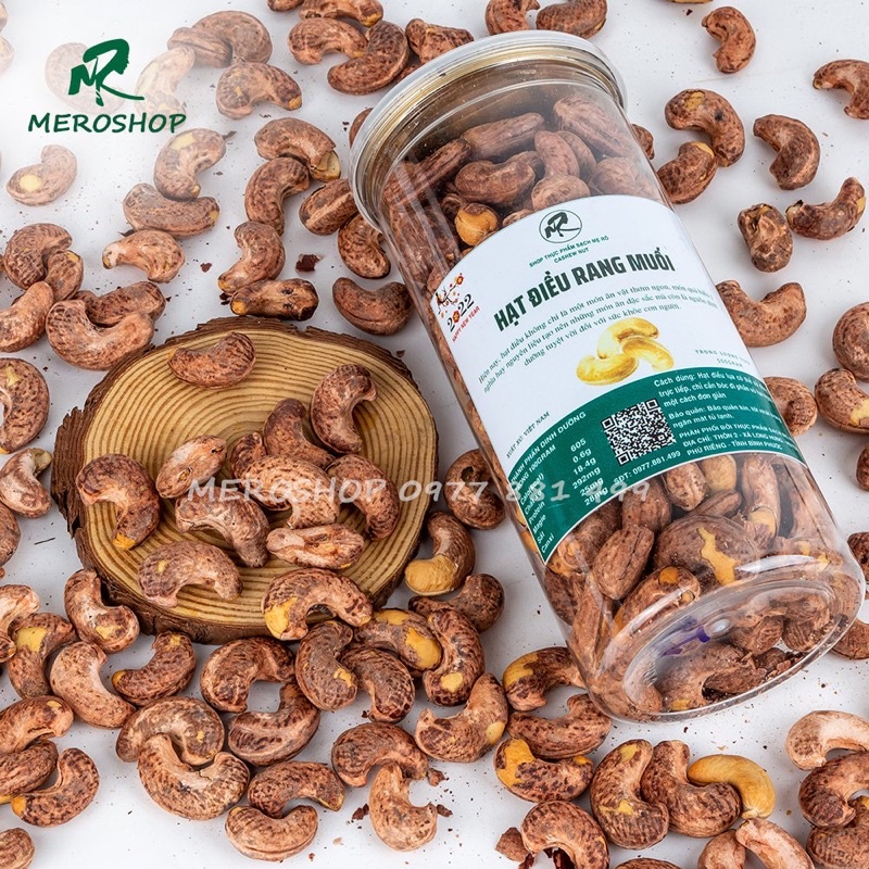 500GRAM ĐIỀU RANG MUỐI LOẠI 1 ĐÓNGLON