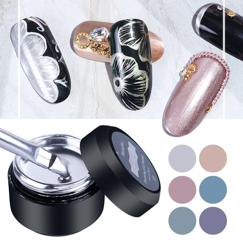 XIANTIN Keo Dán Móng Nghệ Thuật Ánh Kim