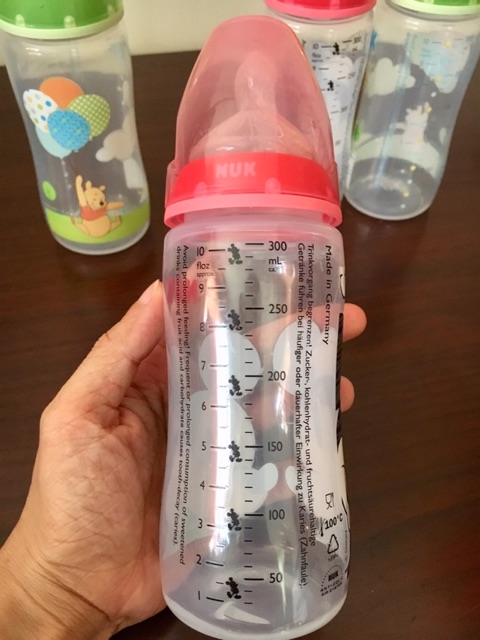 Bình NuK 300ml - Ty dẹt