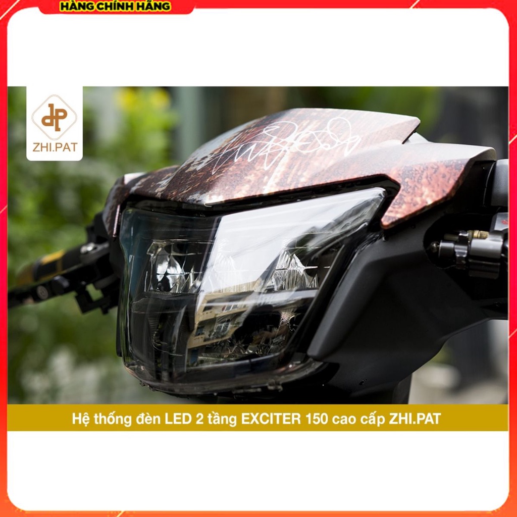 Chóa Led 2 Tầng Exciter 150 Zhinpat Chính Hãng - Pha Led 2 Tầng Ex 150 Zhin .Pat