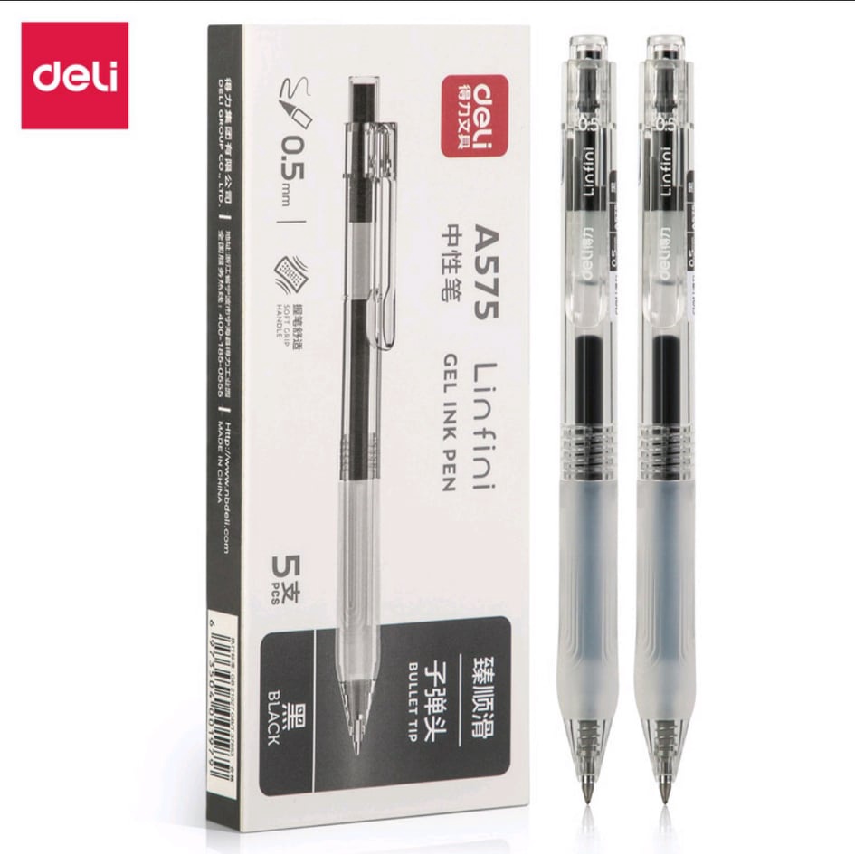 Bút bi dạng gel DELI 0575/ 0575B