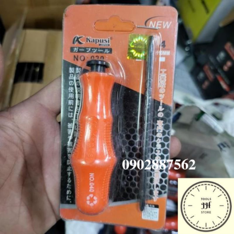 tua vít 2 đầu lùn 4mm có tăng Kapusi bake dẹp