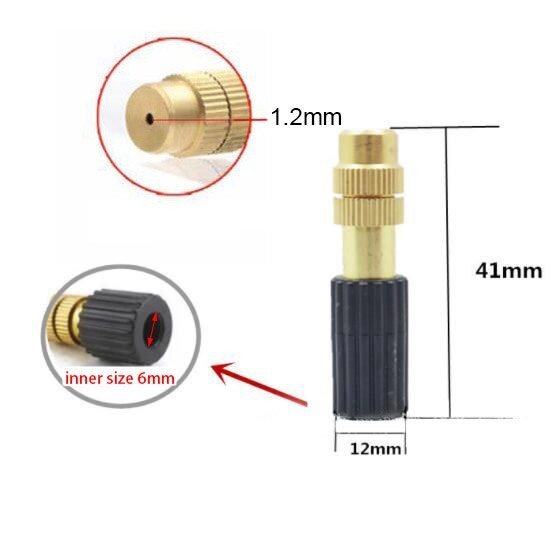 Combo 10 Béc Tưới Phun Sương Đơn Đồng Dùng Tưới Lan, Cây Kiểng, Sân Vườn...