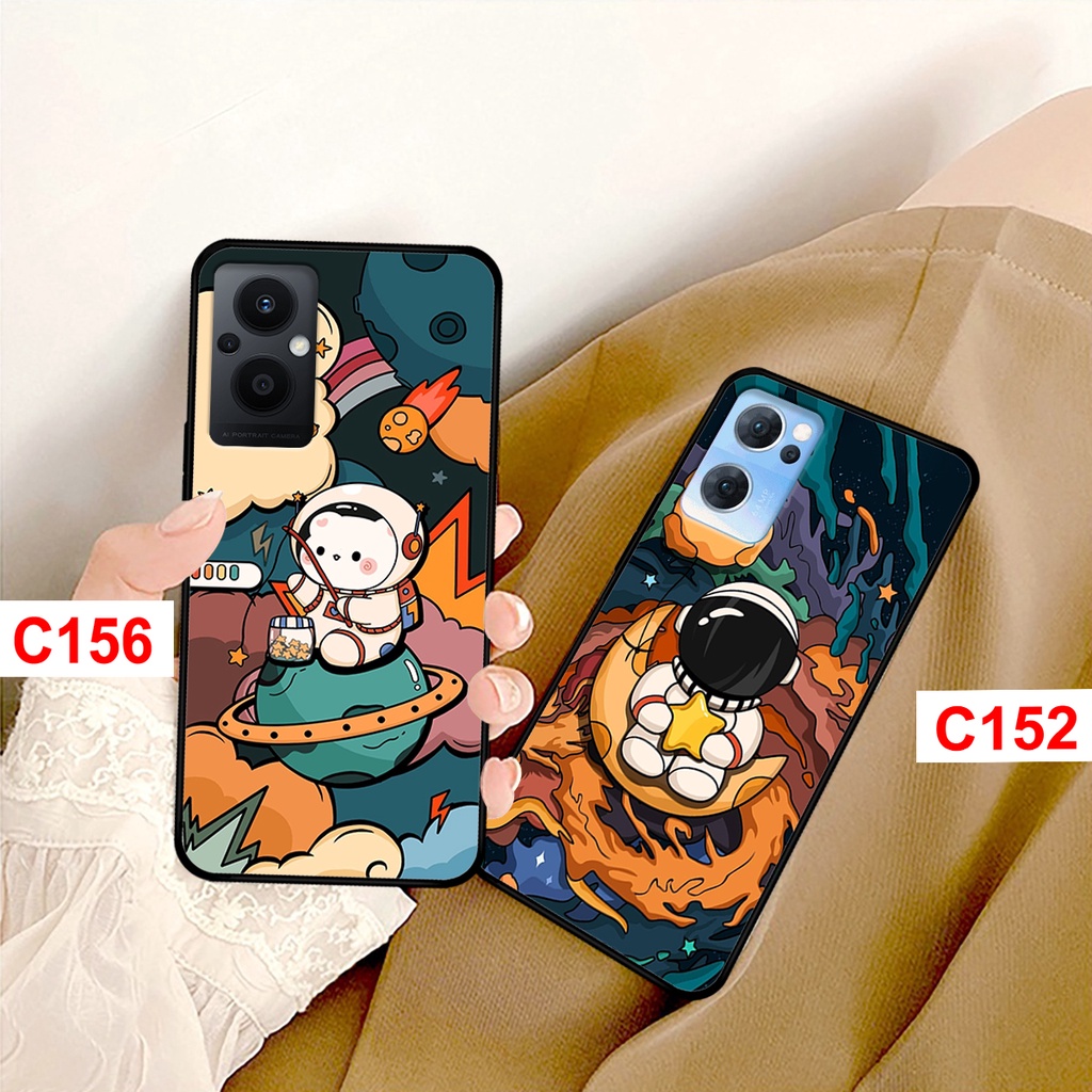 Ốp lưng Oppo Reno 7 - Reno 7Z  in hình phi hành gia, vũ trụ ngân hà.