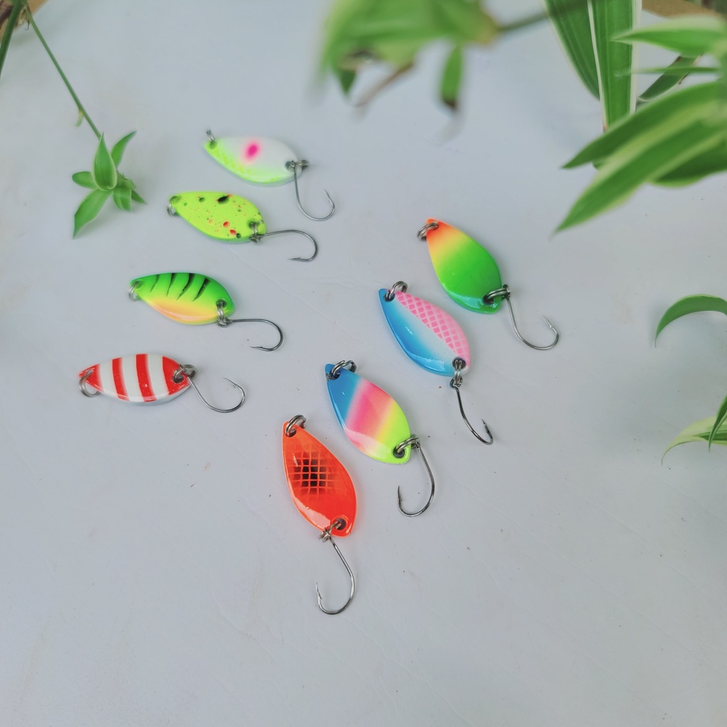 Mồi thìa 3D câu lure, suối, mương và các loại cá nước ngọt thegioidocaulure68