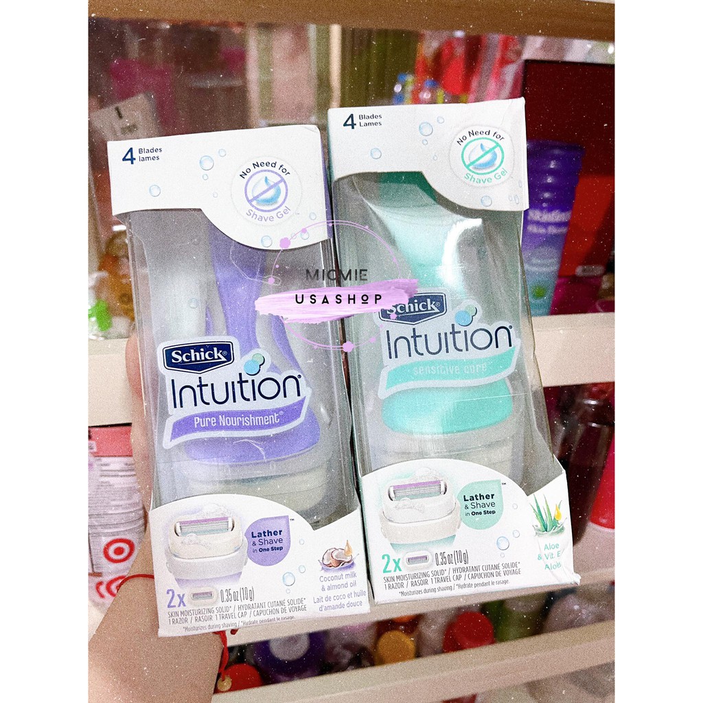 DAO CẠO SCHICK INTUITION ĐẦU BƠ KÈM REFILL
