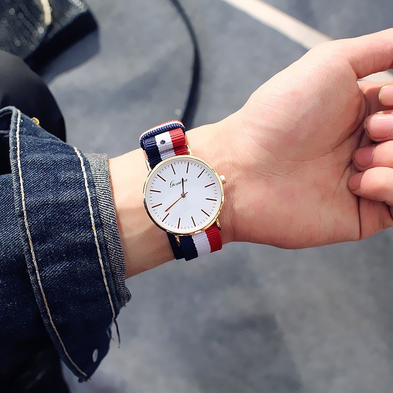Siêu Phẩm đồng hồ đeo tay Unisex Geneva G241