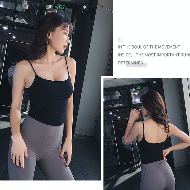 Áo Bra Tập Gym Nữ ❤️𝑯𝑨̀𝑵𝑮 𝑿𝑰̣𝑵❤️ Áo 2 Dây Nhún Eo Sexy Thể Thao Nữ RẺ ĐẸP GYMSTORE 628