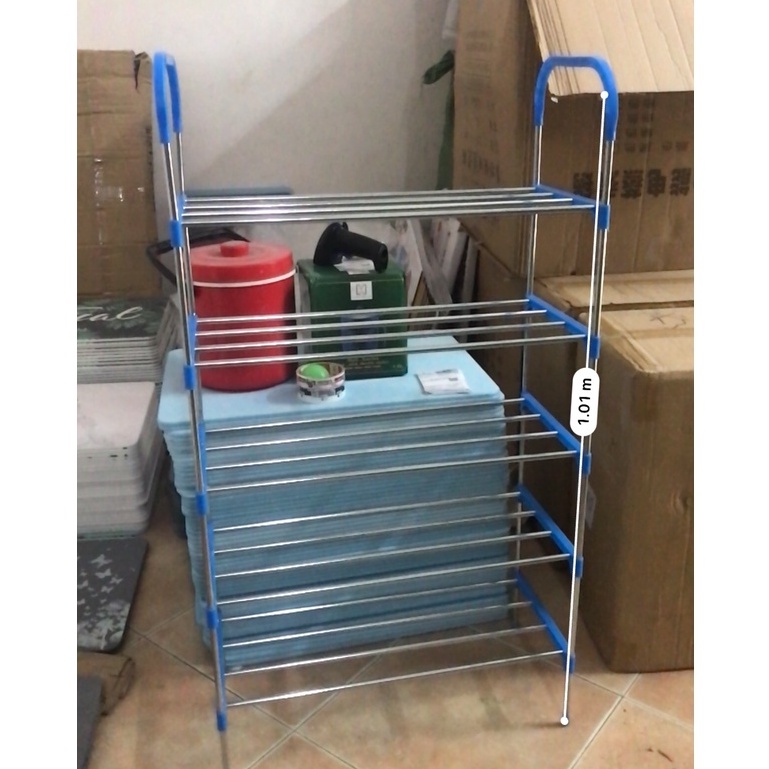 [FREESHIP❤️] Kệ Để Giày Dép, Kệ Giày Dép 5 Tầng Inox Chắc Chắn - Hàng Nhập Khẩu Nội Địa Trung